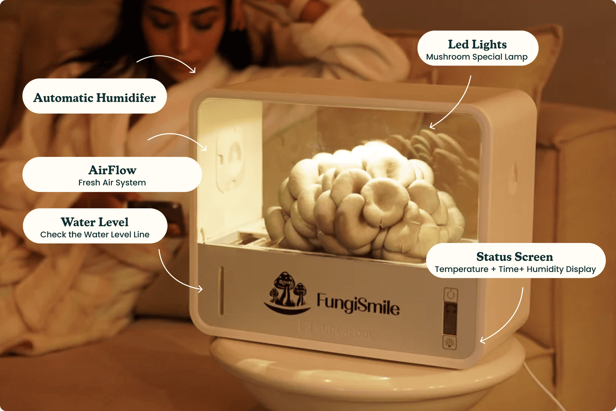 How to Make Mushroom Coffee at Home with Lion’s Mane Using the Fungismile Mushroom Grow Device