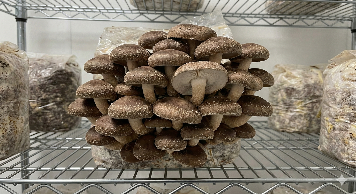 Premium Shiitake Mushroom Pod – Harvest Gourmet Mushrooms at Home